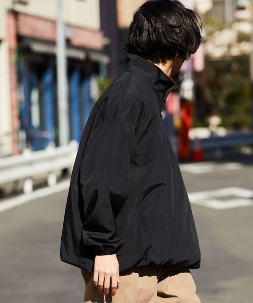 SAPEur ナイロンジャケット ハーフジップ ブラック 楽天市場】ナイロン