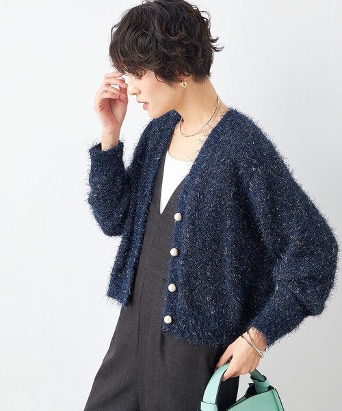 NOLLEY'S（ノーリーズ）の「《手洗い可能》ラメファンシーVネック