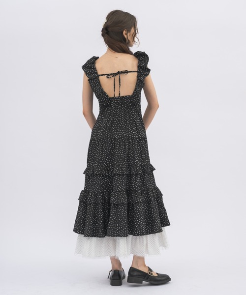 dot × dot many frill onepiece / フリルドットワンピース（ワンピース