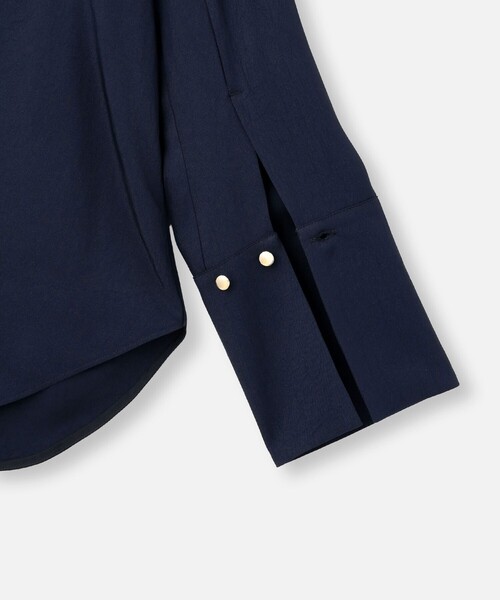 フリュイドオーバーラップブラウス（シャツ/ブラウス）｜allureville