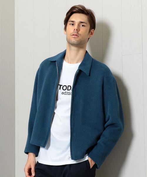 AURALEE（オーラリー）の「＜AURALEE＞ALPACA ZIP BLOUSON/ﾌﾞﾙｿﾞﾝ