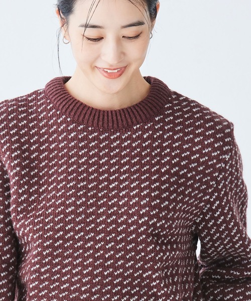 セール】ノルウェージャン・バーズアイ・セーター 米国フィット