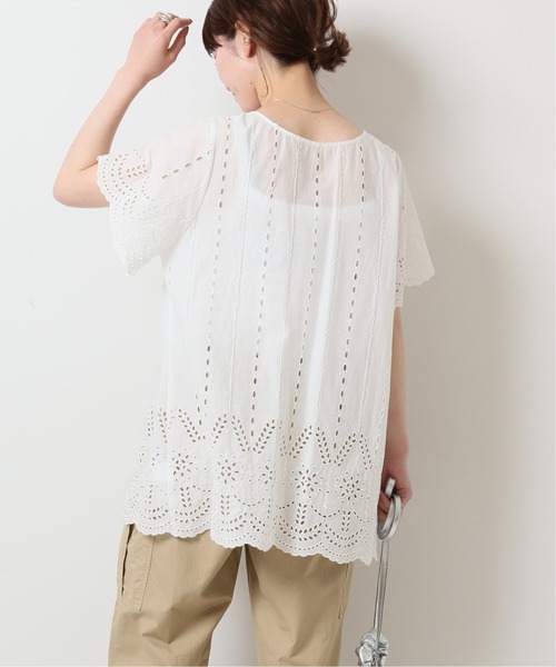 Spick & Span（スピックアンドスパン）の「カットワークレースブラウス