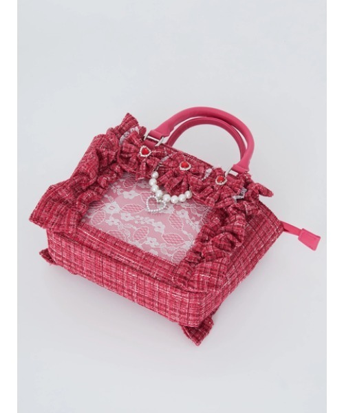 痛バ】確定ファンサのおまじないツイードBAG（ショルダーバッグ