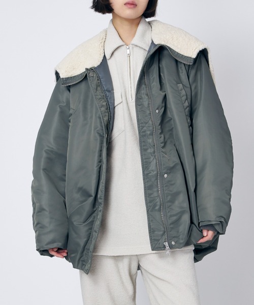 CLANE（クラネ）の「CLANE BALLOON DESIGN HOODED N3B（その他アウター