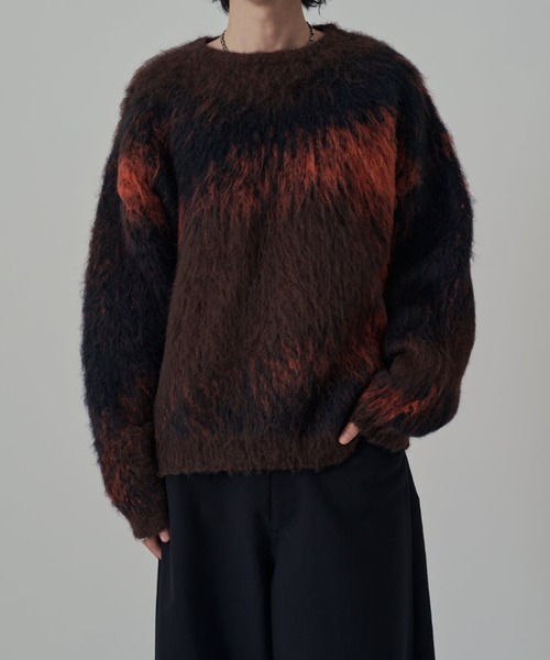 セール】グラデーションシャギーニット（ニット/セーター）｜Lui's