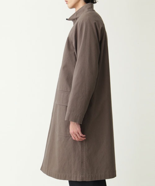 MHL.（エムエイチエル）の「PROOFED COTTON CANVAS（ステンカラー