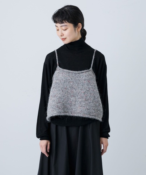 かぐれ（カグレ）の「カラーネップアルパカニットキャミソール