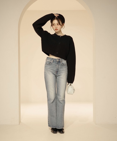 ロゴボタンニットセットワンピース（ワンピース）｜EIMY ISTOIRE