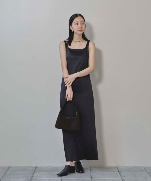 TODAYFUL（トゥデイフル）の「Squaretoe Leather Sabot（スリッポン