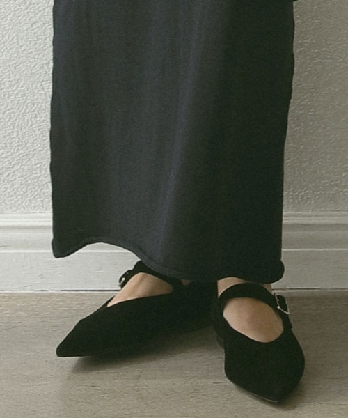 ETRE TOKYO（エトレトウキョウ）の「スウェードメリージェーンフラット