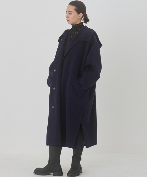 LE CIEL BLEU（ルシェルブルー）の「フードオーバーコート / Hooded
