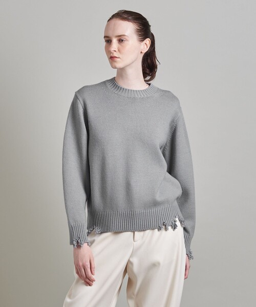 LOEFF（ロエフ）の「＜LOEFF＞ダメージ ニット プルオーバー UNISEX