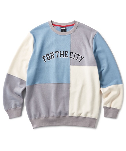 FTC（エフティーシー）の「PATCHWORK CREW NECK（スウェット）」 - WEAR