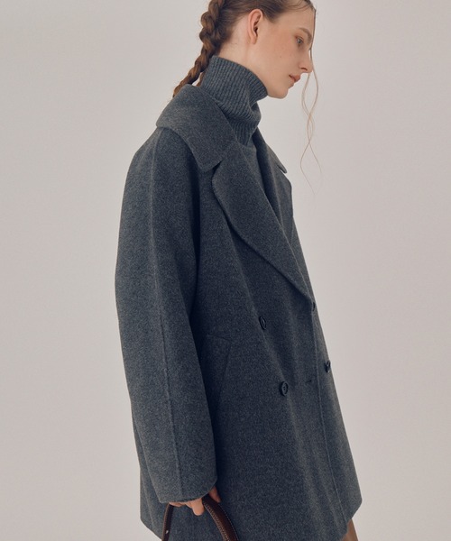 LE CIEL BLEU（ルシェルブルー）の「ダブルフェイスショートコート