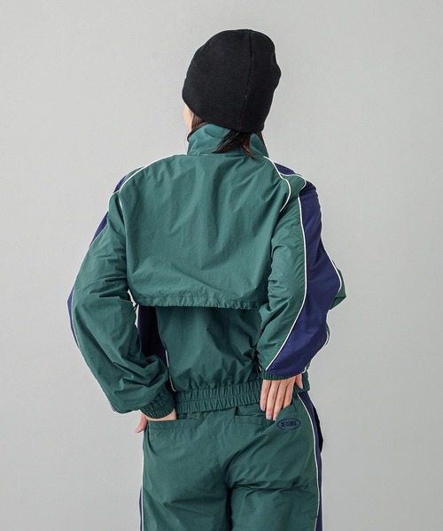 X-girl（エックスガール）の「3WAY BICOLOR JACKET（ナイロン