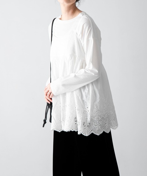 かぐれ（カグレ）の「スカラップ刺繍キャミソール（キャミソール