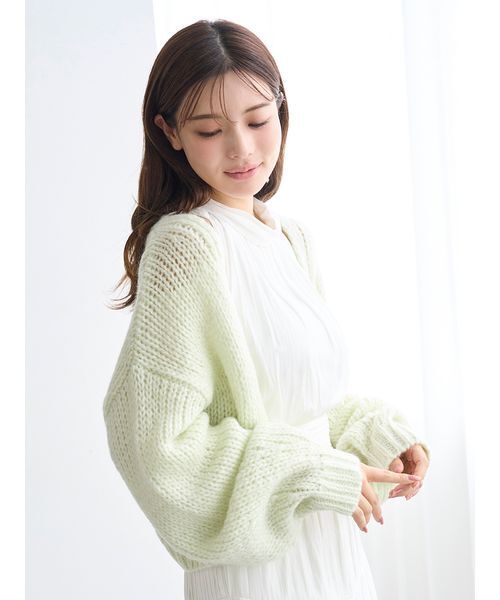 ローゲージショートカーディガン（カーディガン/ボレロ）｜SNIDEL