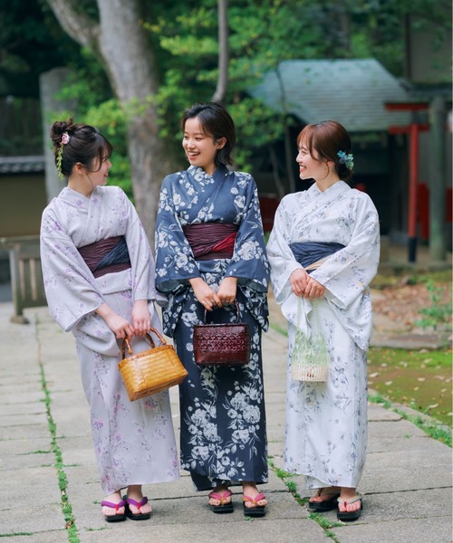 COHINA YUKATA SET ダリア【低身長・小柄女性】（浴衣）｜COHINA