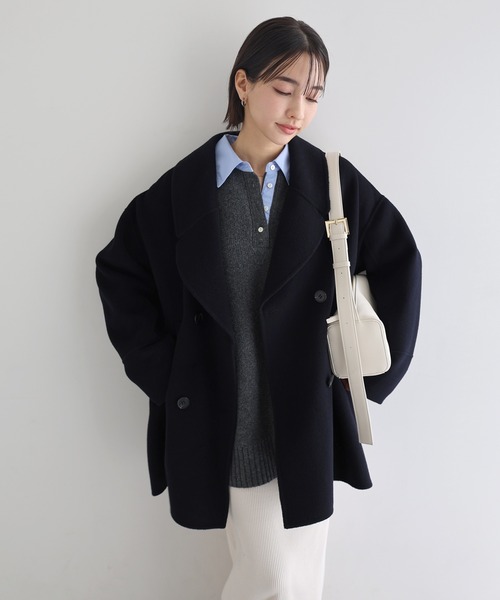新色追加】ウールリバーPコート（ピーコート）｜evernavy（エバー