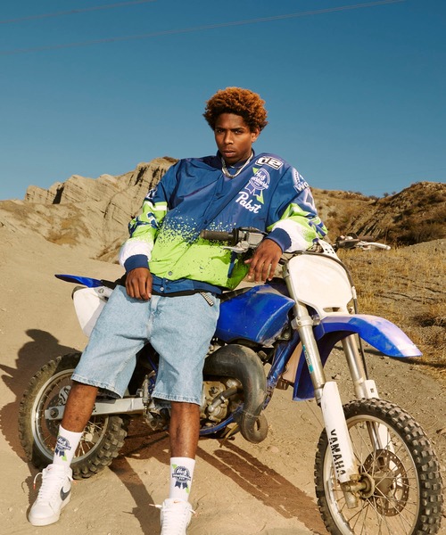 HUF（ハフ）の「HUF X PBR REVERSIBLE JACKET / HUF スタジャン コラボ