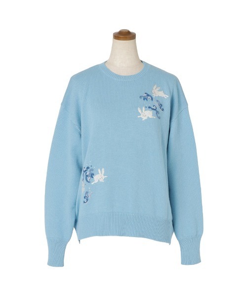 KEITA MARUYAMA（ケイタマルヤマ）の「ウサギ刺繍 PO（ニット/セーター