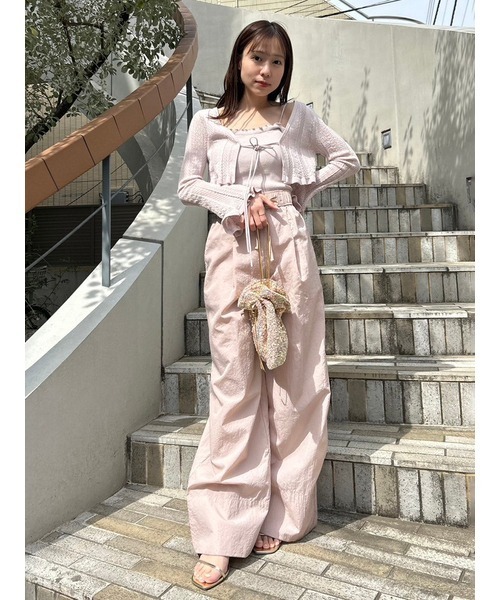 SNIDEL（スナイデル）の「カーデSETニットキャミ（カーディガン/ボレロ