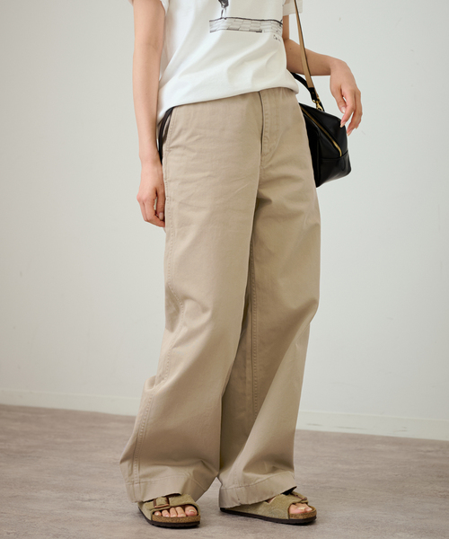 FRAMeWORK（フレームワーク）の「OVER SIZED CHINO パンツ（チノパンツ