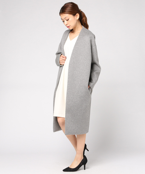 ENFOLD（エンフォルド）の「ウールリバー ノーカラーコート（その他