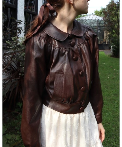 epine（エピヌ）の「leather lady jacket（ライダースジャケット