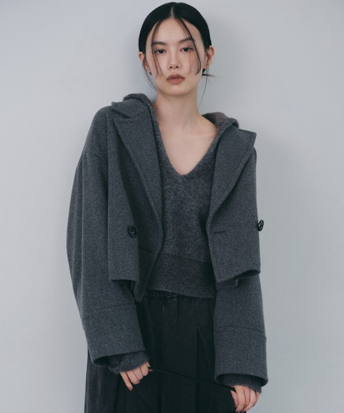 FRAY I.D（フレイアイディー）の「ウールカルゼショートコート
