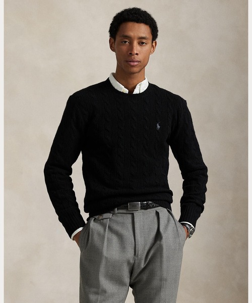POLO RALPH LAUREN（ポロ ラルフ ローレン）の「ケーブルニット ウール