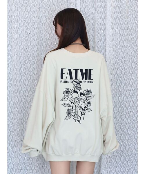 EATME（イートミー）の「エンブロイダリースウェットTOP（スウェット