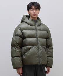 フード付き」に該当するメンズのダウンジャケット/コートファッション