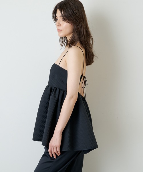 Whim Gazette（ウィムガゼット）の「ジャガードキャミブラウス