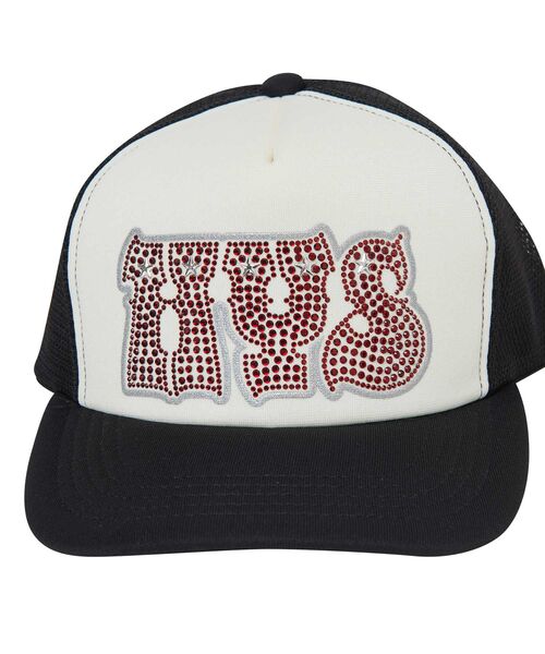 HYPNOTIZED LOGO ラインストーンメッシュキャップ（キャップ