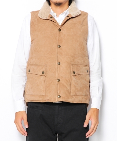BEAMS F（ビームスエフ）の「CINQUANTA / スエードダウンベスト