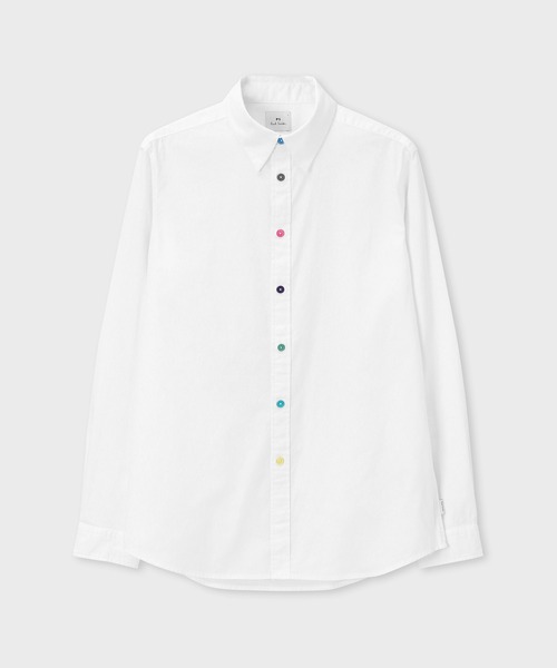 マルチカラーボタン カジュアルシャツ / 553114 612PNC（シャツ