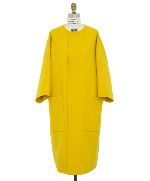 Drawer（ドゥロワー）の「DRAWER メルトンノーカラーコート（その他