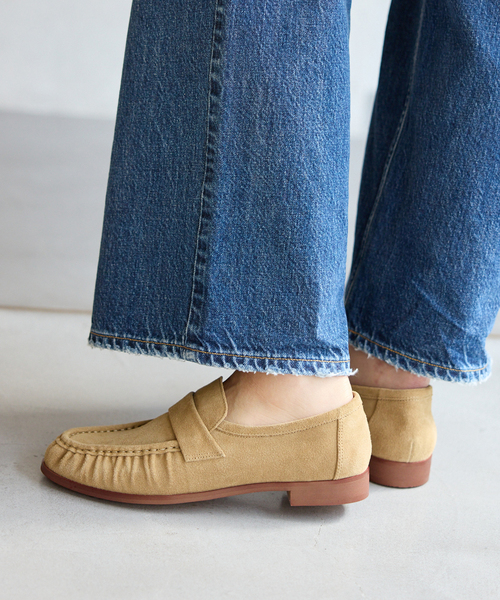 レザーギャザーローファー（ローファー）｜LE TALON（ルタロン）の