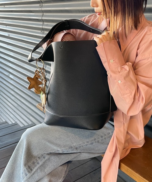 &MyuQ/アンドミューク] 別注 JUNO バケツ型トートバッグ（ショルダー