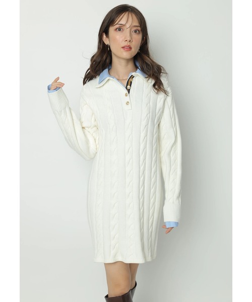 Apuweiser-riche（アプワイザーリッシェ）の「ケーブルシャツ