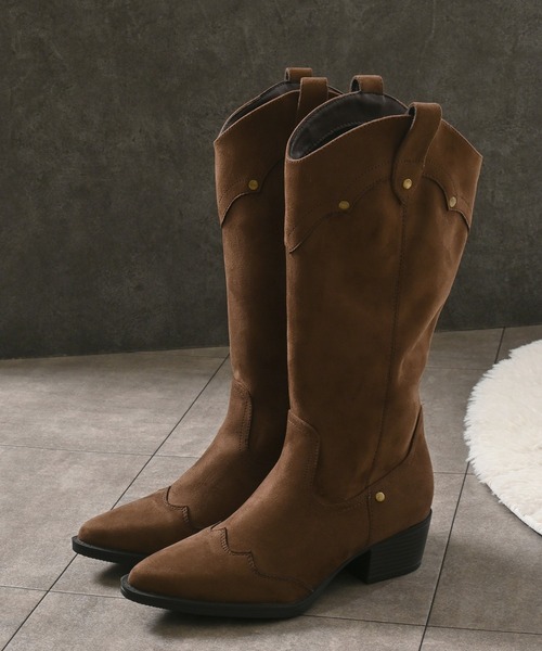 セール】ウエスタンブーツ（ブーツ）｜Honeys（ハニーズ）の