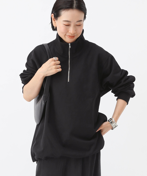 AP STUDIO（エーピーストゥディオ）の「ハーフジップスウェット