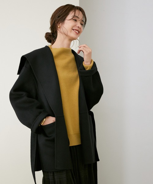 ROPE'（ロペ）の「【シリーズ】リバーメルトンセーラーカラーショート