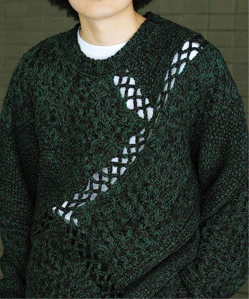 Jieda（ジエダ）の「【JIEDA / ジエダ】MIX CABLE KNIT（ニット