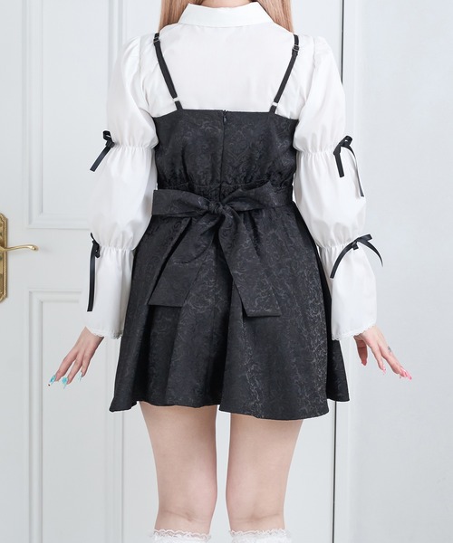 Pal elfy（パルエルフィー）の「ジャガードパールキャミワンピース