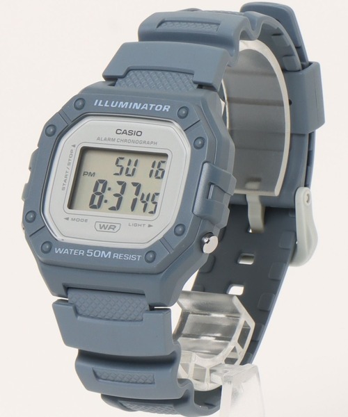 CASIO カシオ/ デジタル 樹脂ベルト 日常生活防水 腕時計 //// W