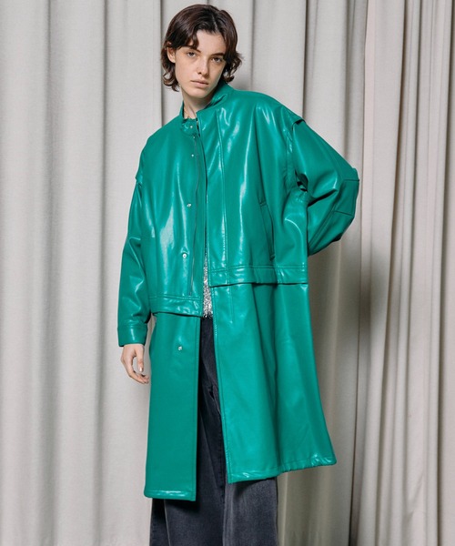 MAISON SPECIAL（メゾンスペシャル）の「Vegan Leather Mods Coat