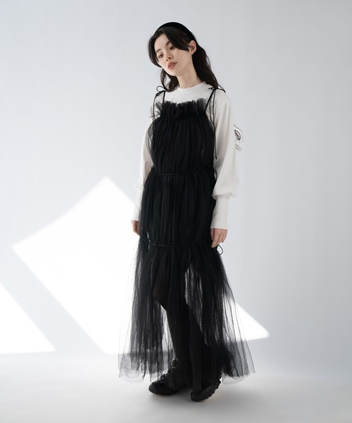 PERNA（ペルナ）の「チュールロングワンピース（ワンピース）」 - WEAR
